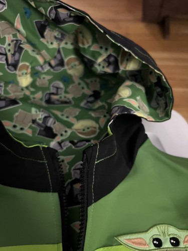 Disney Star Wars Jacke Junge 7/8 Mandalorian Grogu Baby Yoda Wendekapuze - Bild 5 von 11