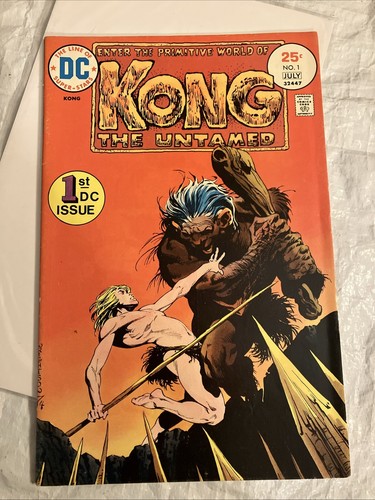 Kong the Untamed #1 DC issue (July 1975) - Picture 1 of 6