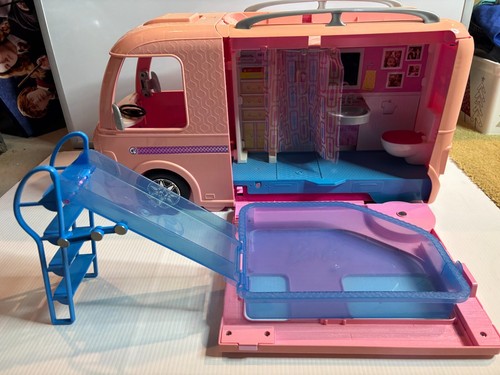 Vintage Mattel 1990s Barbie DREAM CAMPER RV 1996 Fold-Out Motorhome Camping Van - Picture 8 of 19