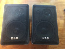 KLH 970A 3-Way Surround Sound Indoor Outdoor. Bookshel / Wall Mount Speakers