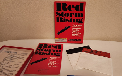 Commodore 64/128~ RED STORM RISING~ Computer Game Software - Working! - Afbeelding 6 van 9
