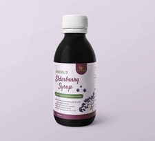 Angel's Elderberry Syrup -*VEGAN*  Natural with Organic Molasses