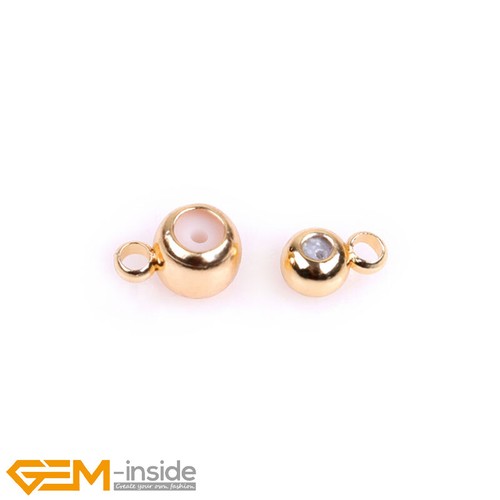 14K Gold Filled Silica Crimp End Finding Stopper Spacer Jewelry Making Findings - Picture 1 of 11