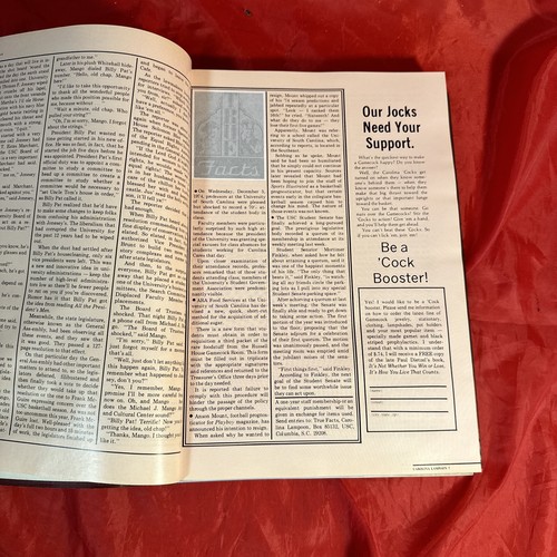 1975 GARNET and BLACK University of South Carolina USC Lampoon Yearbook Columbia - Picture 4 of 10