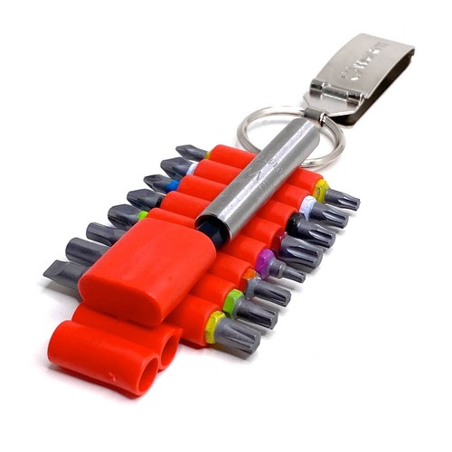 Würth Bit Set 19teilig mit Metall Gürtelclip PH PZ SZ SW TX AW + Halter 0614203 - Bild 4 von 4