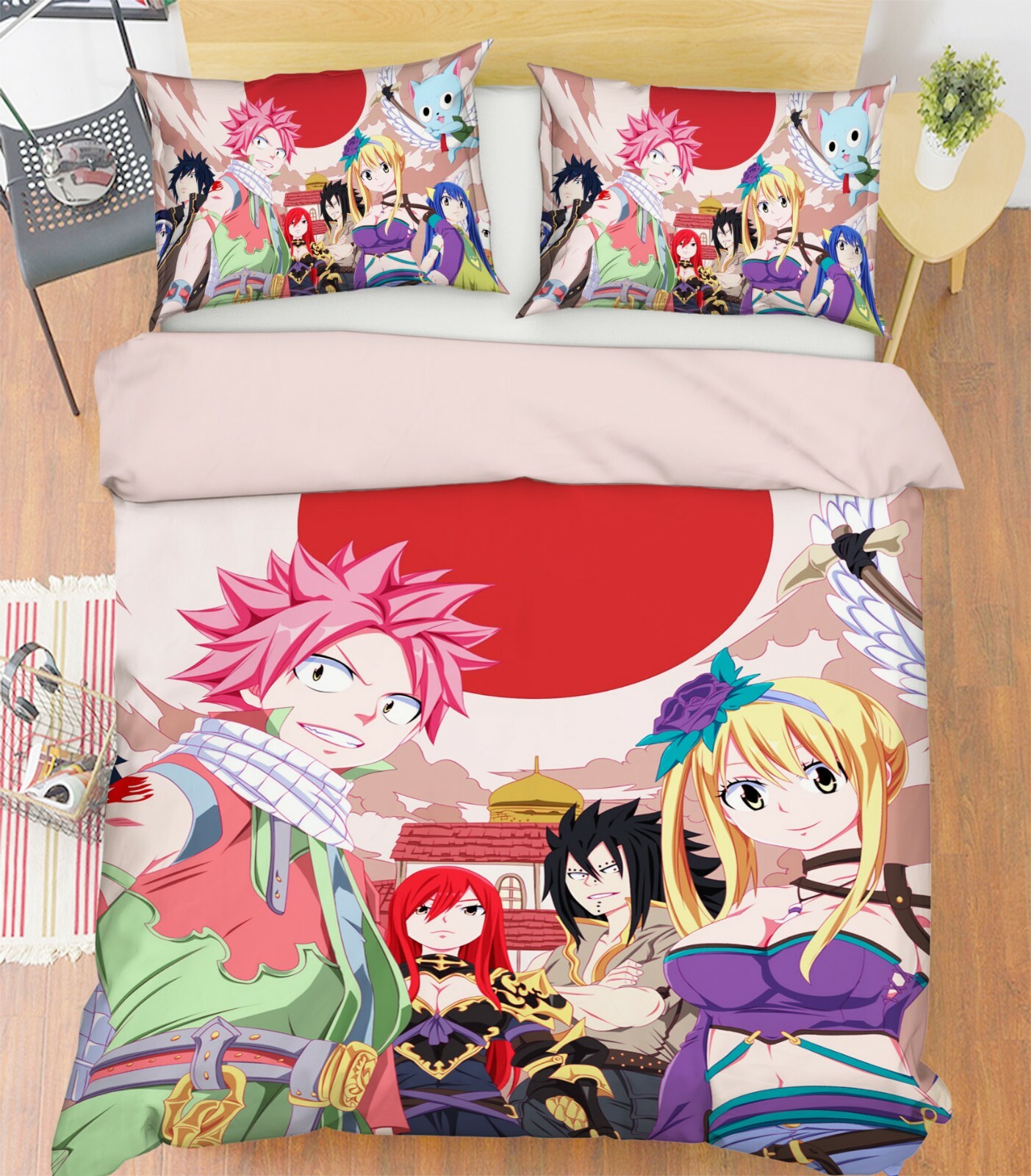 3d Fairy Tail 905 Giappone Anime LETTO FEDERE steppe duvet set soffitto de 3d Fairy Tail 905 Giappone Anime LETTO FEDERE steppe duvet set soffitto de