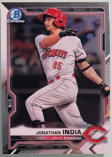 2021 Bowman Chrome Prospects Jonathan India #BCP46