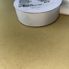 OFFRAY RIBBON  7/8” x 15’ & 8.5” White, & 2 Off White 5’ & 42” Ribbed (Lot Of 3) — photo 6