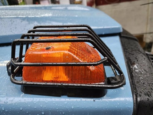 NO DRILL Indicator Turn Signal Guard grills for Mercedes G Wagon W461 W460 W463 - Picture 9 of 13