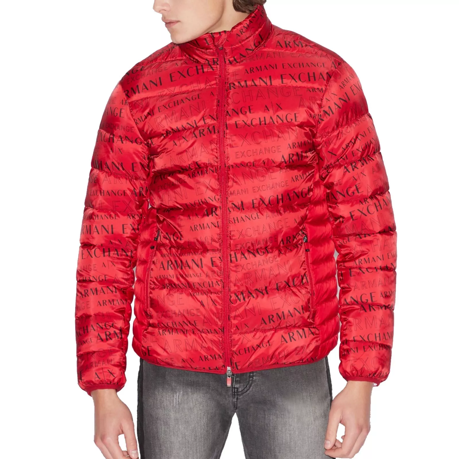 Armani exchange red clearance jacket