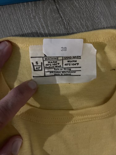 Camiseta vintage música irlandesa puntada única pequeña. Ver foto nueva con etiquetas, rara - Imagen 3 de 10