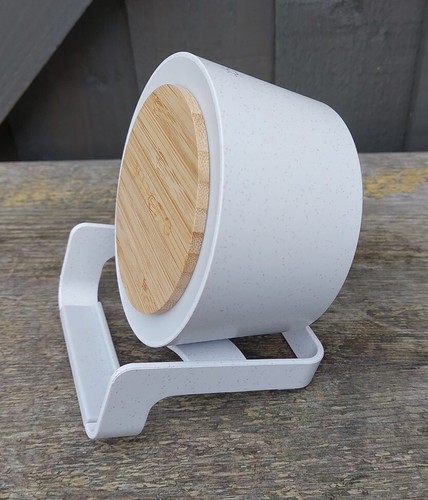 Pandora Qi Bluetooth Eco-Friendly Portable Speaker With Stand Acehigh Bamboo - Picture 1 of 6