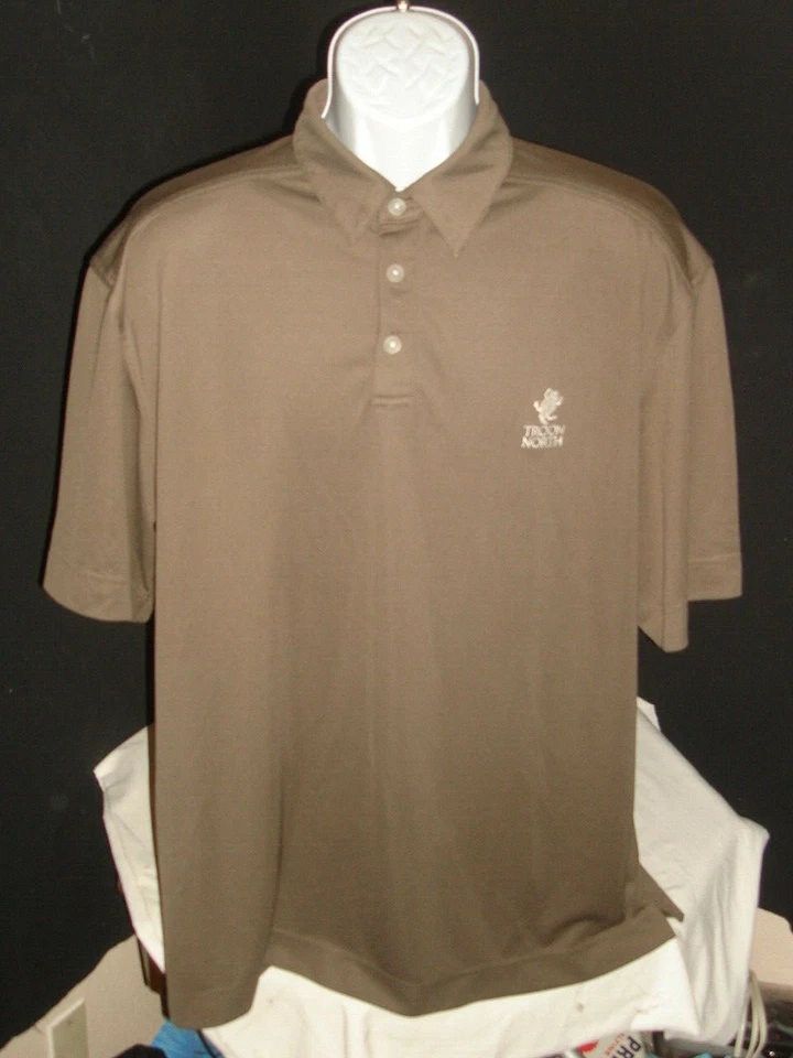 LOT-10 CALLAWAY-8, FALDO-1, TURTLESON-1 POLYESTER S/S POLO SHIRTS W/LOGOS SZ XL - Image 4 of 4