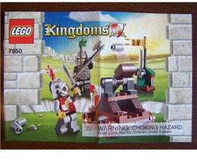 1x LEGO Minifigure Knight Kingdoms Dragon Chainmail Helmet Plume cas453 Set 7950