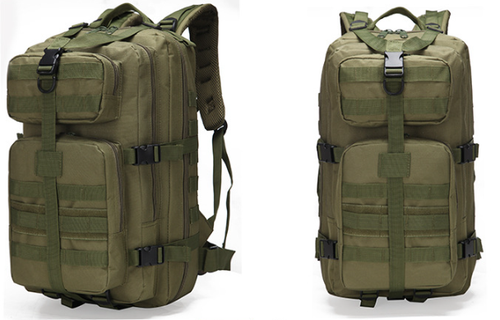 Zaino tattico nero militare 35L zaino campeggio escursionismo borsa outdoor viaggio - Foto 24 di 31