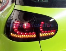 FANALI FARI GTI POSTERIORI NERI A LED CON FRECCE LED DINAMICHE PER GOLF 5