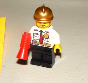 Lego City 60088 Fire Starter Set Fire Chief Minifigure Only CTY0350