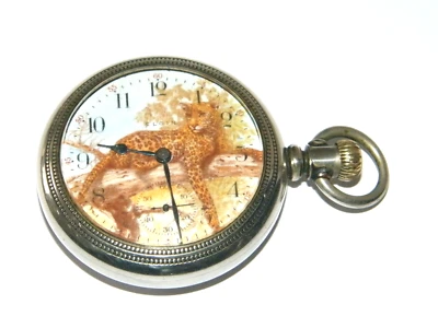 Elgin,Leopard,Open Face,Taschenuhr,Pocket Watch,USA,TU,Montre,Orologio,RaRe! - Bild 1 von 4