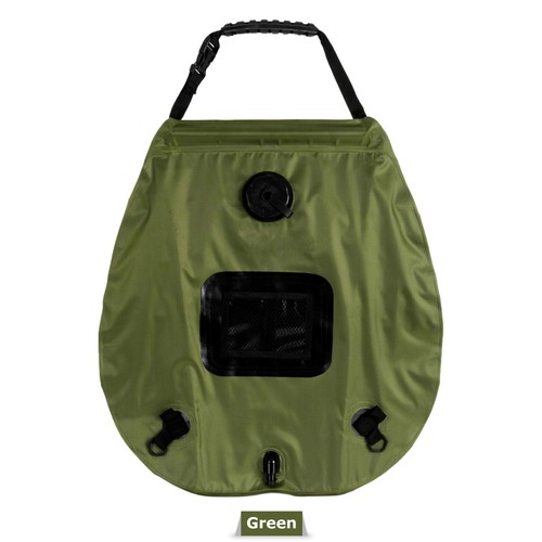 20L Water Bags Outdoor Camping Solar Heat Shower Bag Portable Compact Heated - Picture 16 of 17