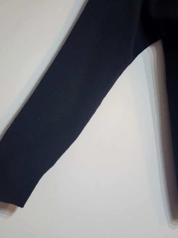 Свитер Chinti and Parker из шерстяной кашемировой смеси размер средний темно-синий вязаный с круглым вырезом - Изображение 4 из 4