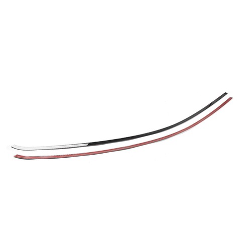 Titanium Black Window Strip Moulding Seal Belt Trims Fit For Audi Q7 2017-24 18 - Picture 19 of 23