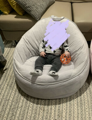 grey bean bag kmart