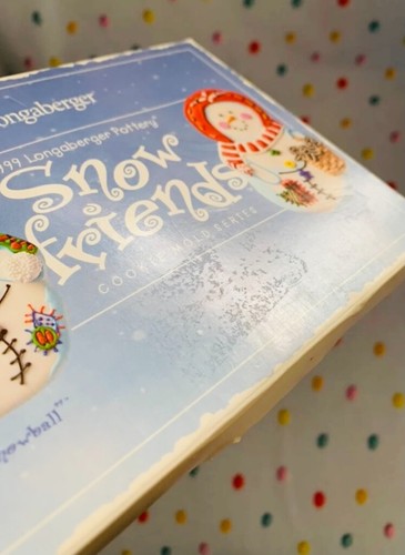 Vintage Longaberger Pottery 1999 Cookie Mold Series “Snowball” and “Flurry” - Picture 2 of 7