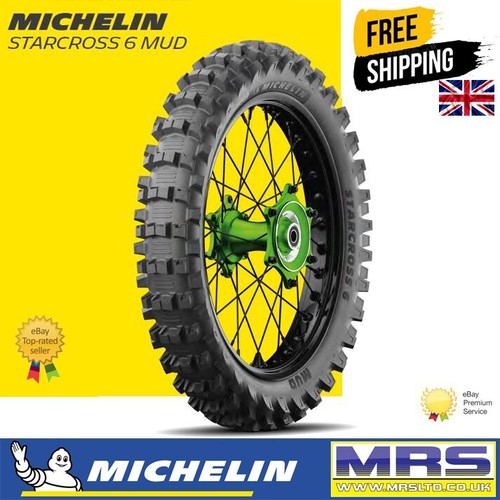 Neumático trasero de barro Michelin StarCross 6 110/90-19 - barro sc6 - 271222 - Imagen 2 de 8