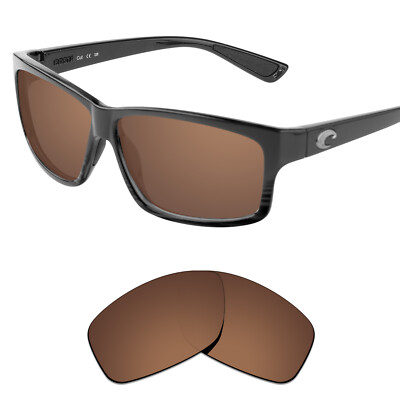 EYAR Polarized Replacement Lens for-Costa Del Mar Cut 06S9047 Sunglasses-Opt