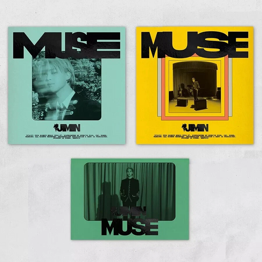 BTS JIMIN [MUSE] 2nd Solo Album CD+Buch+8 Karte+Foto+Coaster+Poster+Sticker+GIFT