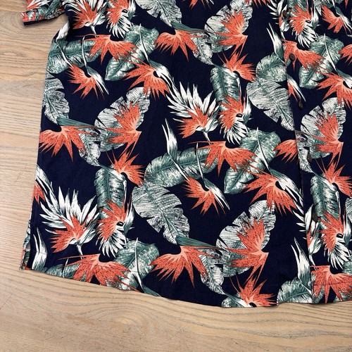 Island Passport Hawaiian Shirt Bird Of Paradise Mens 3XL Short Sleeve Colorful - Picture 5 of 14