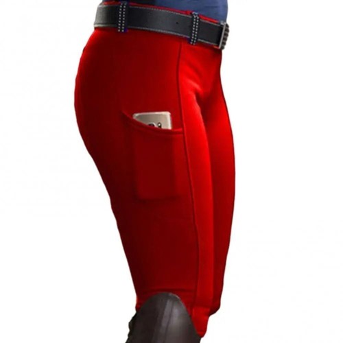 NEW | Slim Horse Riding Tights Hip Lift Sports Leggings Equestrian Pants Women - Picture 22 of 29