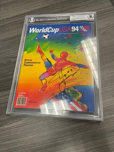 Hugo Perez Auto Signed World Cup USA 1994 Official Commemorative Program Beckett - Picture 1 of 2