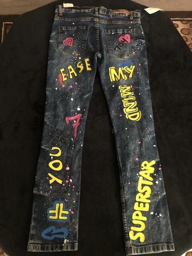 Evolution in Design Girls Blue Jeans Stretch Size 20 Girl Regular Length - Picture 3 of 5