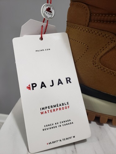 NEW Pajar Canada Fero 2.0 Men's Lace Up Sneaker Boot Waterproof Brown Size 11 - Picture 5 of 9