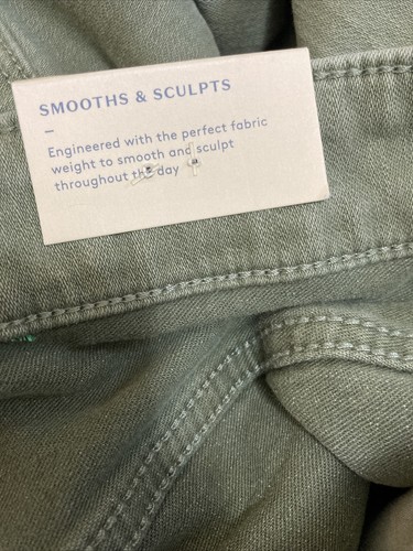 Universal Thread Jeans Damen Gr. 26 W Skinny Grün Denim Baumwolle Glatte Skulpturen - Bild 7 von 8