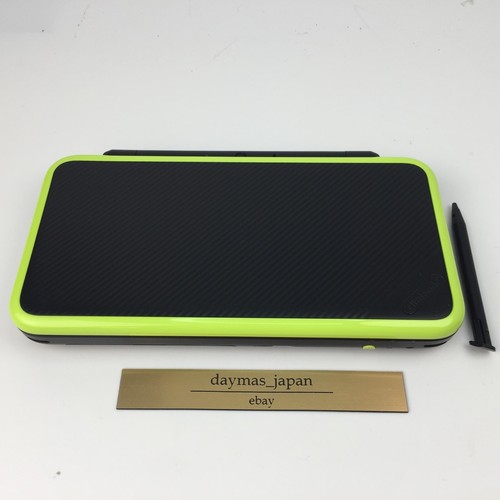【Near Mint】Nintendo New 2DS LL Schwarz x Limette NUR Konsole Japanische Edition #Den06