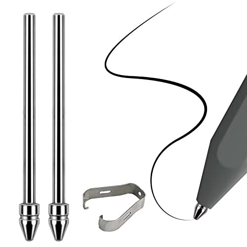 Titanium Alloy Replacement Tips for Kindle Scribe Pens - 2 Pcs Nibs - Picture 1 of 7