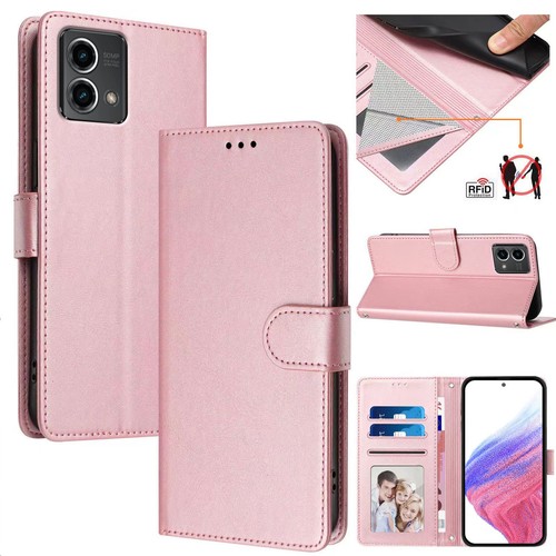 Für Motorola G Stylus / G Power 5G 2025 Leder Folio Hülle RFID Karte Brieftasche Cover - Bild 2 von 17