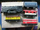 Vtg MARX TIN PLATE NYC STREAM LINE SET Near Mint Box B&O PRR Merchandise Boxcar