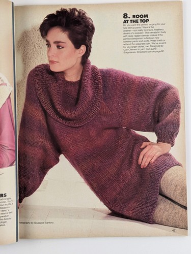 Knitting With Simplicity Magazine, Fall 1985, Issue #1 | 80's Knitting Patterns - Imagen 4 de 16
