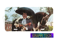 VICENTE FERNANDEZ EL HIJO DEL PUEBLO PLACA DE ALUMINIO IMPRESA PARA VEICULO*