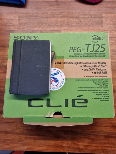 SONY CLIE PEG-TJ25 PALM OS FUNZIONANTE PALMARE VINTAGE TECH - Imagen 4 de 14