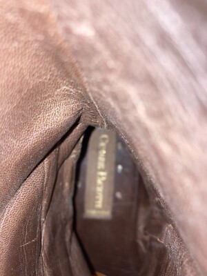 CESARE PACIOTTI MADE IN ITALY DARK BROWN LEATHER MENS DRESS  display picture 3