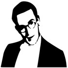 HAROLD LLOYD FACE VINYL DECAL - FAMOUS COMEDY SILENT MOVIE FILM STAR SILHOUETTE