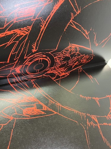 gurren lagann vs kill la kill art book keyframes with card set trigger animation - Picture 6 of 10