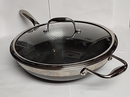 - HEXCLAD Hybrid Wok Skillet Pan 12” + LID - FAST SHIP - Picture 2 of 11