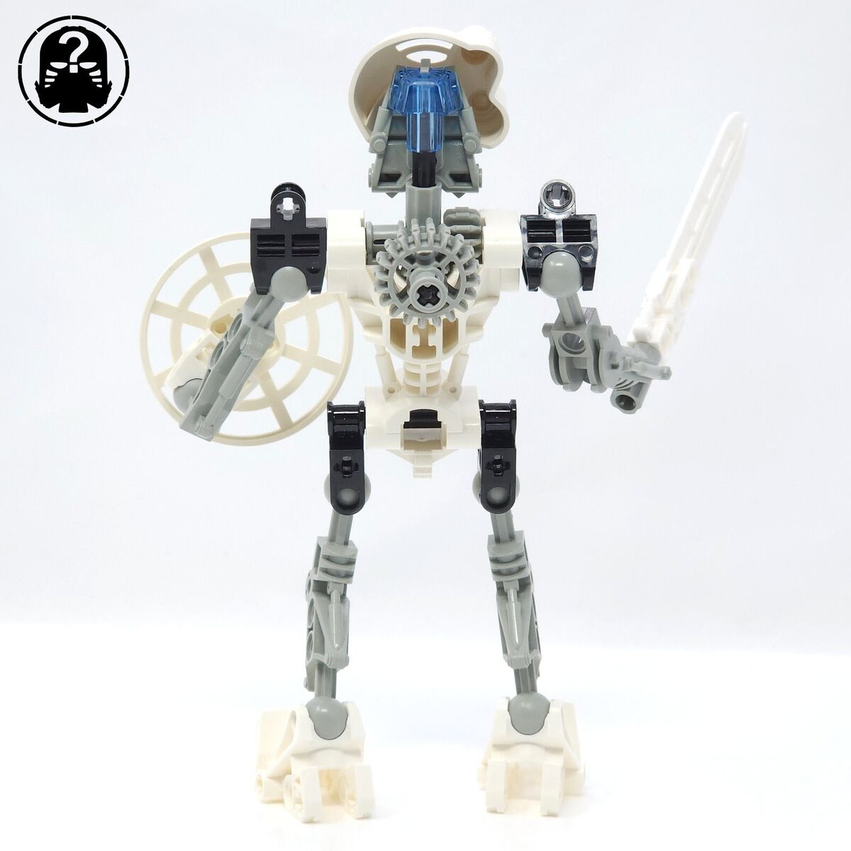 Lego Bionicle 8536 Toa Mata Kopaka Complete Figure Golden Kanohi 2001
