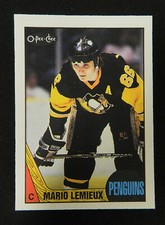 1987 O PEE CHEE OPC #15 MARIO LEMIEUX HOCKEY CARD HIGH GRADE