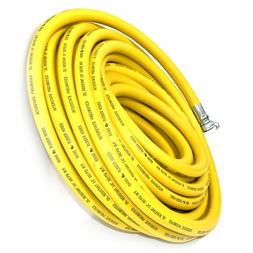 Jack Hammer Yellow Rubber Air Hose 3/4" x 50 feet 300 PSI - HJ59-050E - Picture 3 of 5